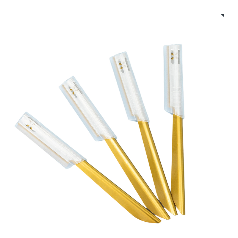 미끄럼 방지 그립이 있는 눈썹 및 얼굴 트리머 면도기