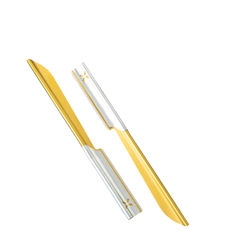 미끄럼 방지 그립이 있는 눈썹 및 얼굴 트리머 면도기