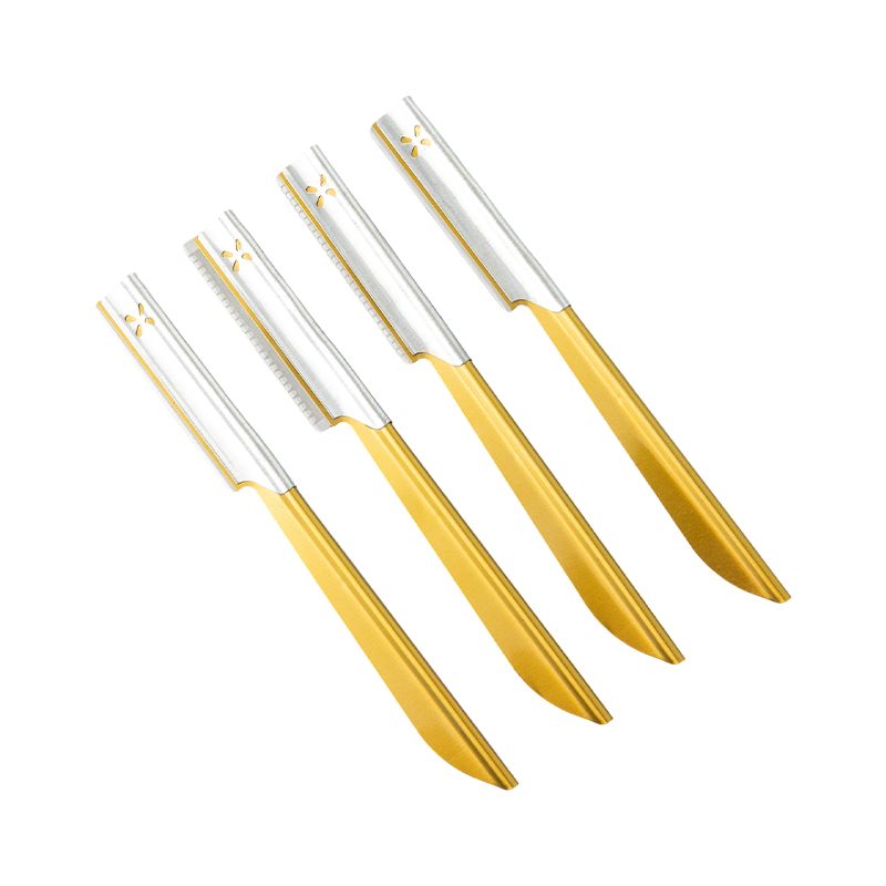 미끄럼 방지 그립이 있는 눈썹 및 얼굴 트리머 면도기