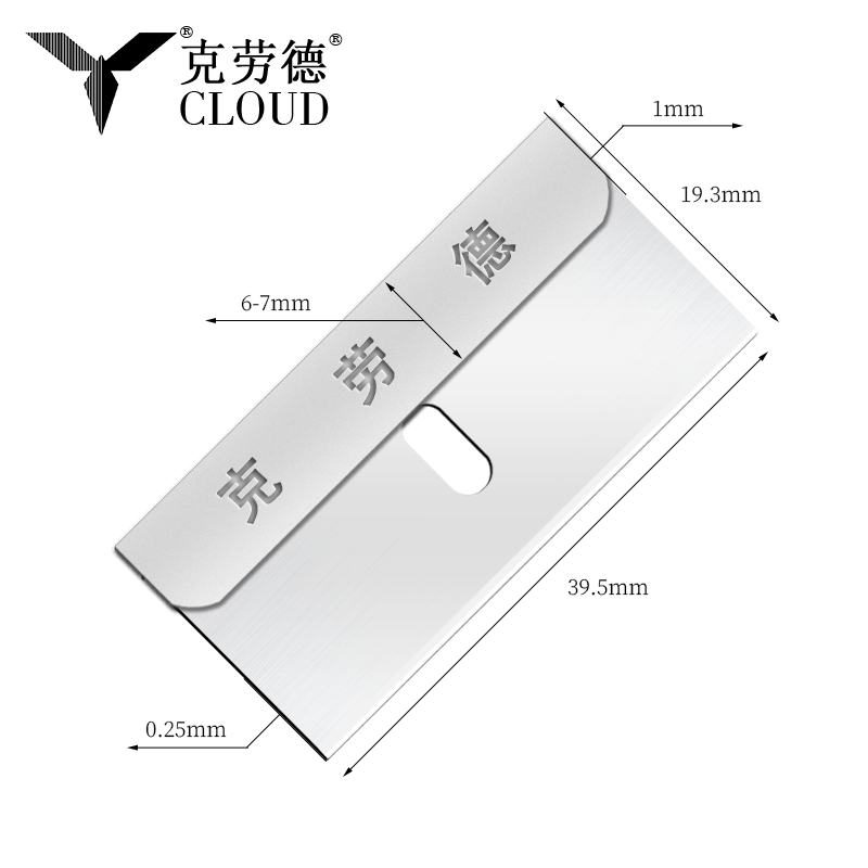 다목적 단일 모서리 안전 면도날