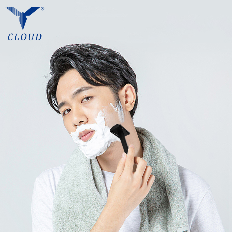 여행용 휴대용 74 블레이드 플라스틱 T자형 면도기