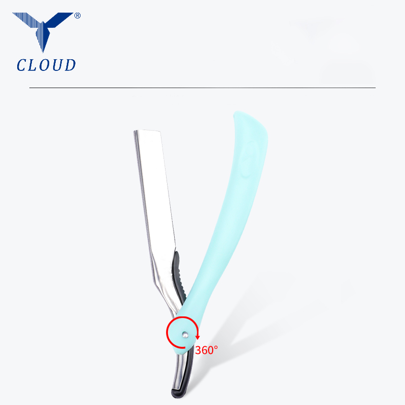 편안한 그립감의 스테인레스 스틸 헤어 셰이퍼 77 블레이드 면도기 세트