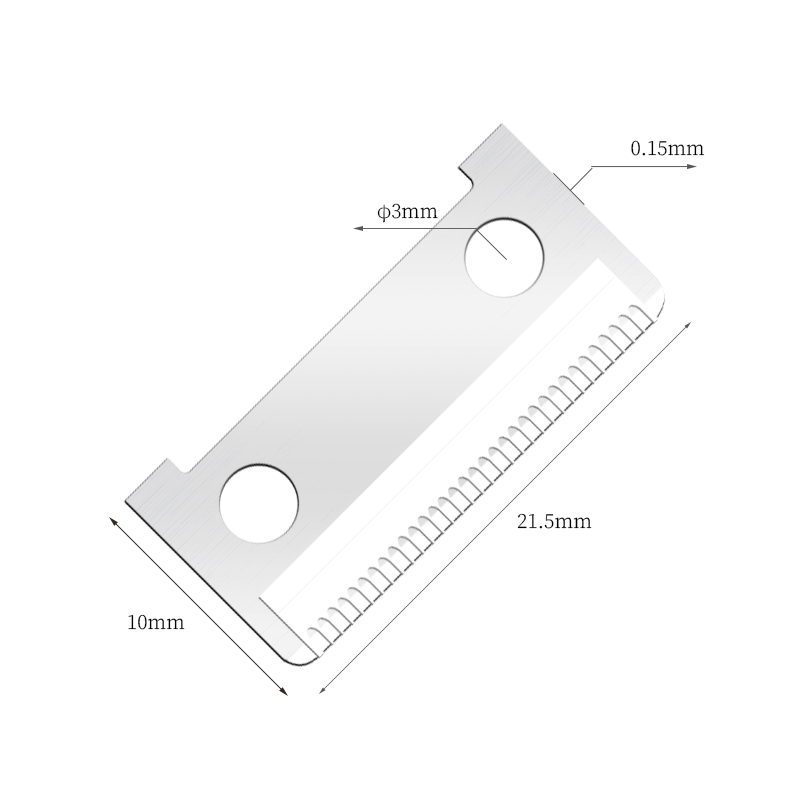 단면 커팅 엣지 스테인레스 스틸 눈썹 면도날