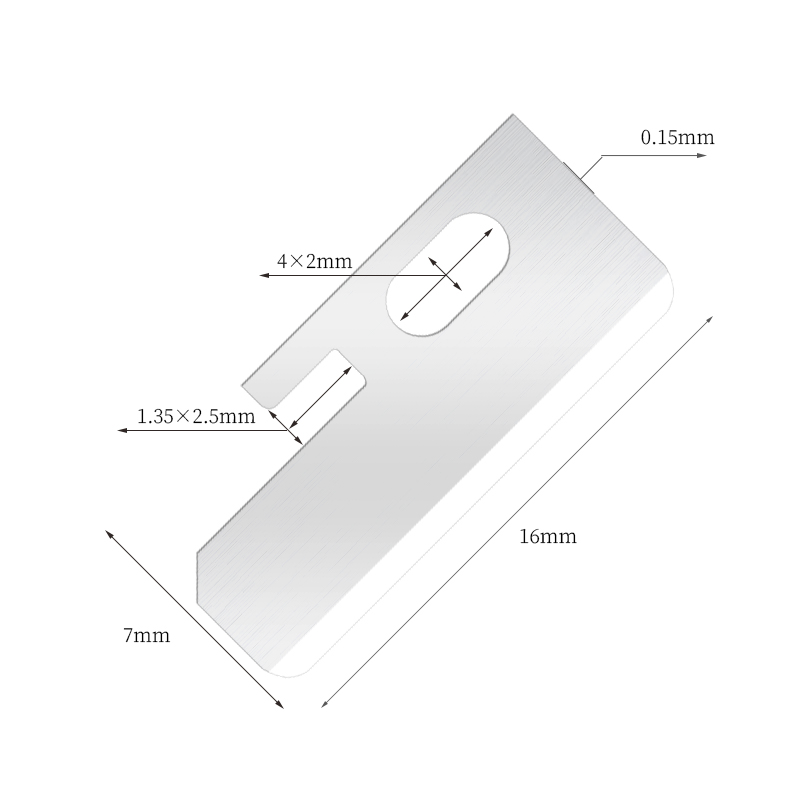 정밀 샤프 스테인레스 스틸 눈썹 쉐이핑 나이프 블레이드