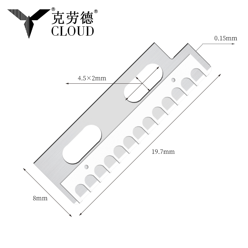 정밀 샤프 스테인레스 스틸 눈썹 쉐이핑 나이프 블레이드