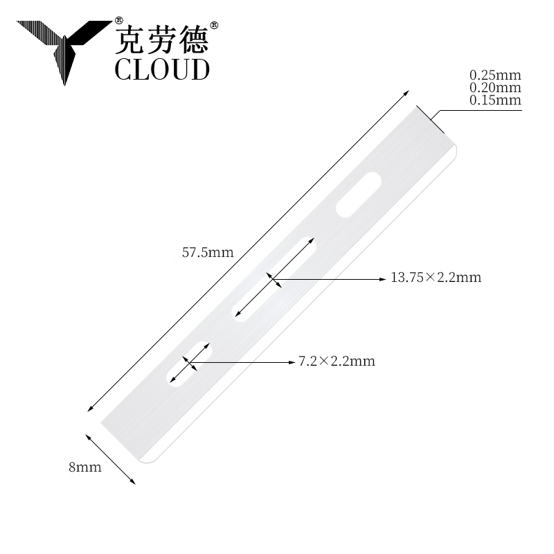 스테인레스 스틸 단일 가장자리 헤어 커팅 블레이드