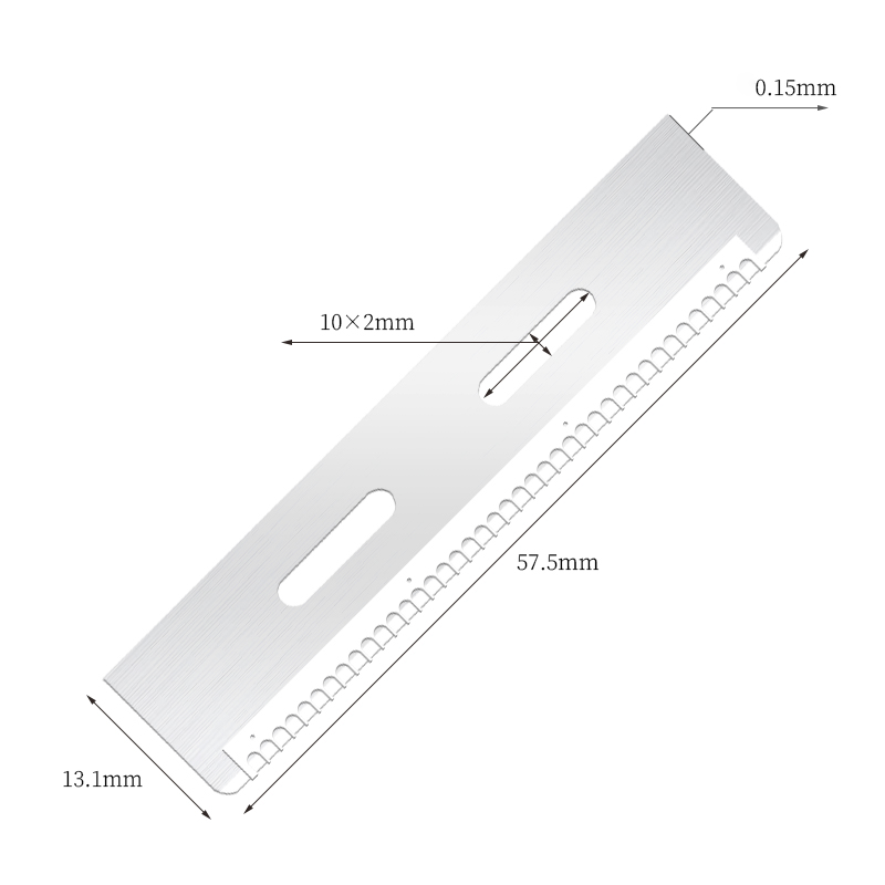 내구성이 뛰어난 재사용 가능한 스테인레스 스틸 눈썹 절단 블레이드