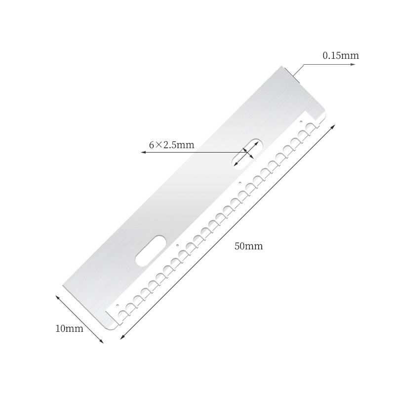 내구성이 뛰어난 재사용 가능한 스테인레스 스틸 눈썹 절단 블레이드